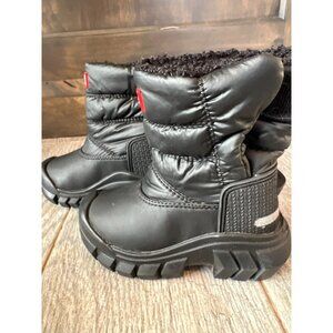 Hunter Big Kids Intrepid Lug Sole Insulated Snow Boots NWOT Boys Girls Fur Lined